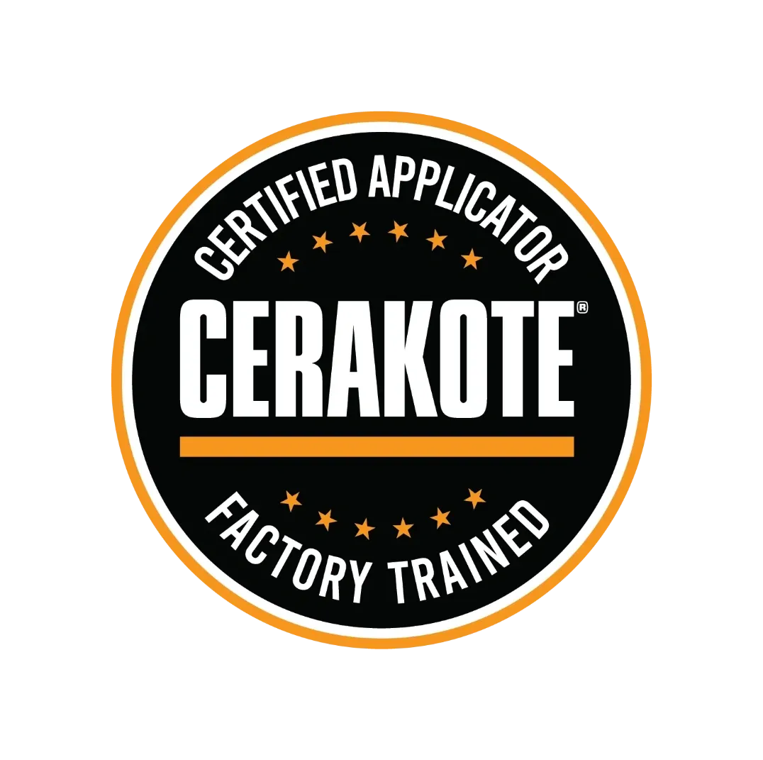 Cerakote Certified Applicator certification for professional ceramic coating services